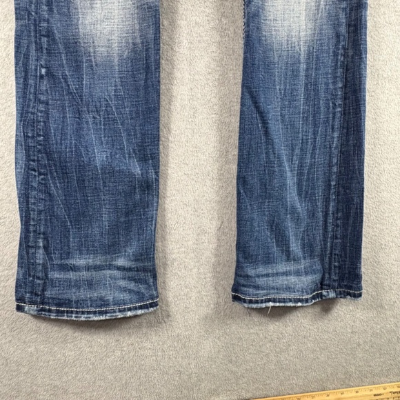 MISS ME Mid Rise Boot Women's 29 Faded Blue Boot Cut Jeans - Picture 3 of 16